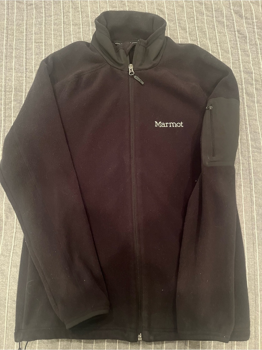 Marmot Black Full-Zip Polartec Fleece